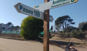 EN COLONIA MARINA SE DESIGN UN TRAYECTO CON EL NOMBRE DE ROSEMARIE GESELL